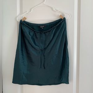 - Madewell Satin Mini Slip Skirt — reposting due to a sizing error